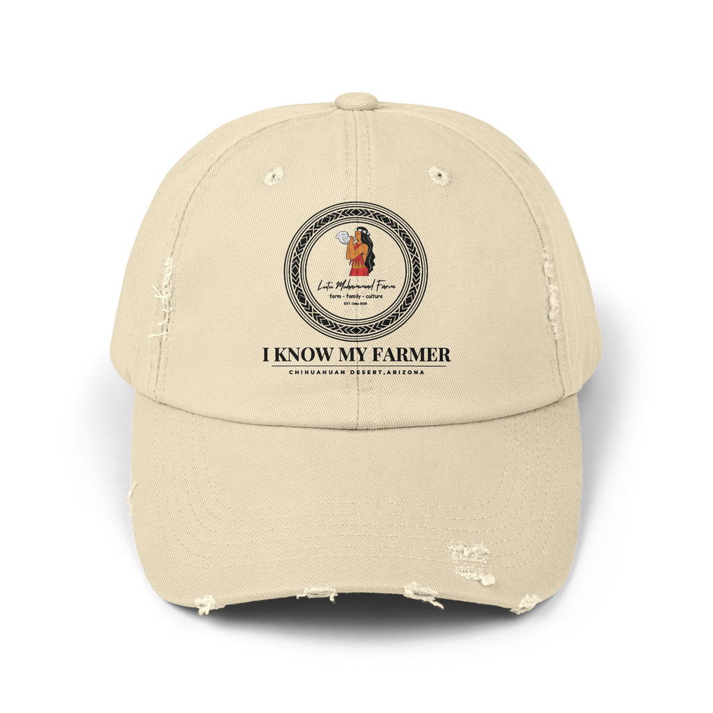 I Know My Farmer Distressed Cap
