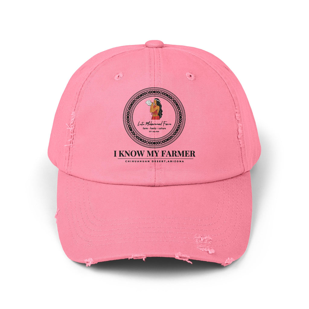 I Know My Farmer Distressed Cap