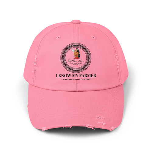 I Know My Farmer Distressed Cap