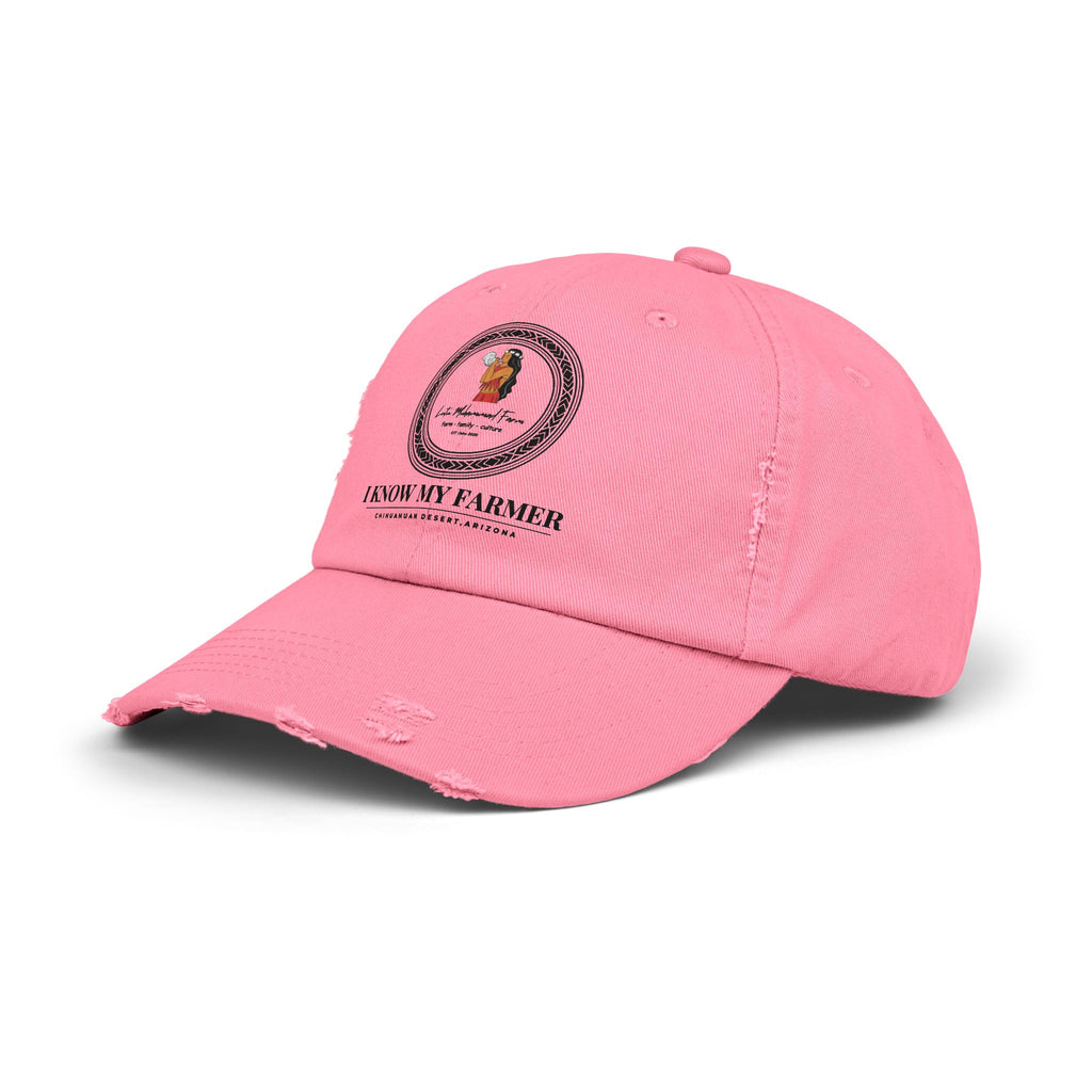 I Know My Farmer Distressed Cap