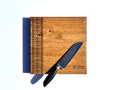 12" x 12" Handmade Samoan Tribal Butcher Block Cutting Board